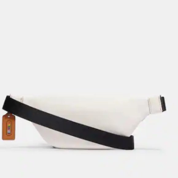 Coach Sprint Belt Bag 24 In Rainbow Signature Canvas - Picture 3 of 6